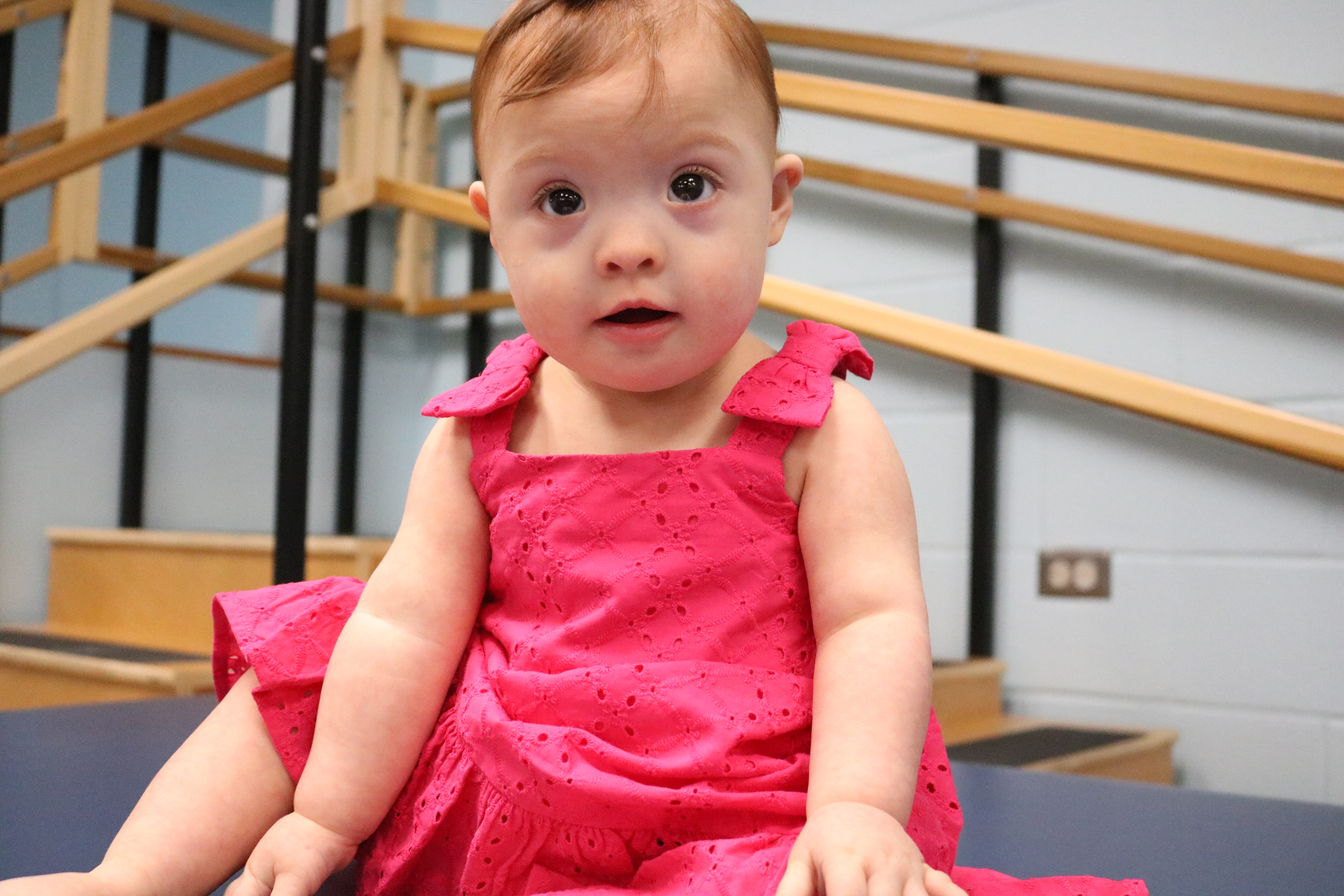 Moody Clinic Patient Zoe awaits therapy services