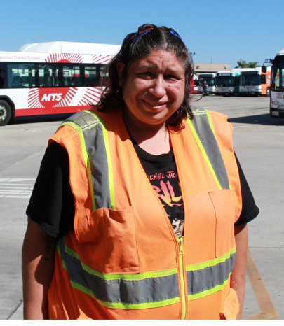 Christina’s essential work during the COVID-19 pandemic helped keep buses clean and safe for commuters in our community.