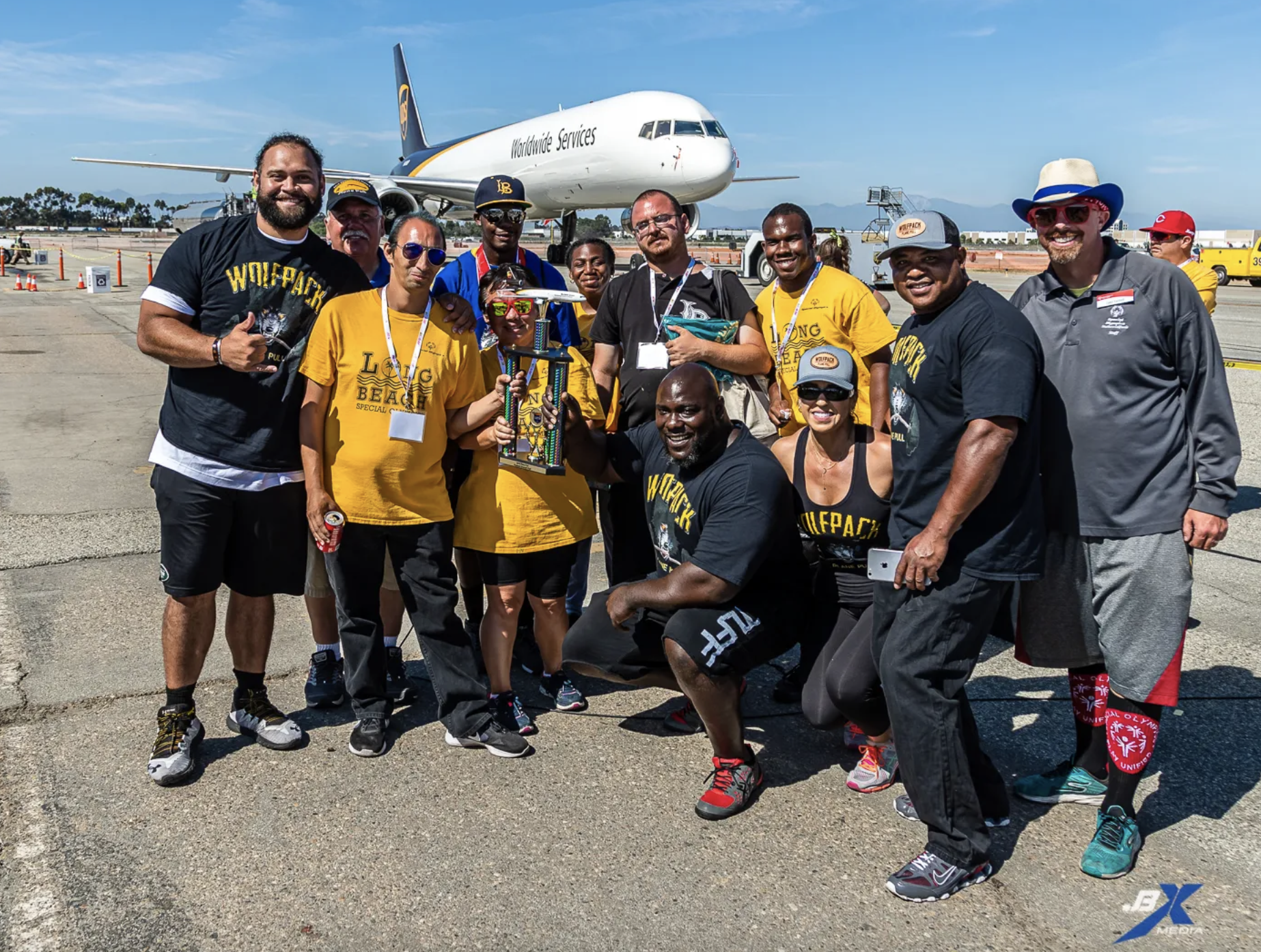 WolfPack Members at a Plane Pull Event