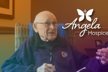 Father Elmer on the care he's received at Angela Hospice