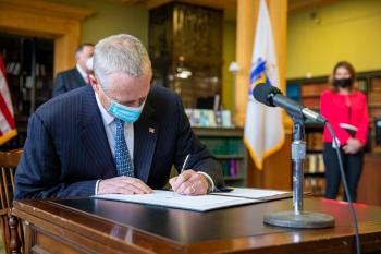Massachusetts Governor Charlie Baker signed legislation in late March that commits the state to net-zero emissions by 2050.